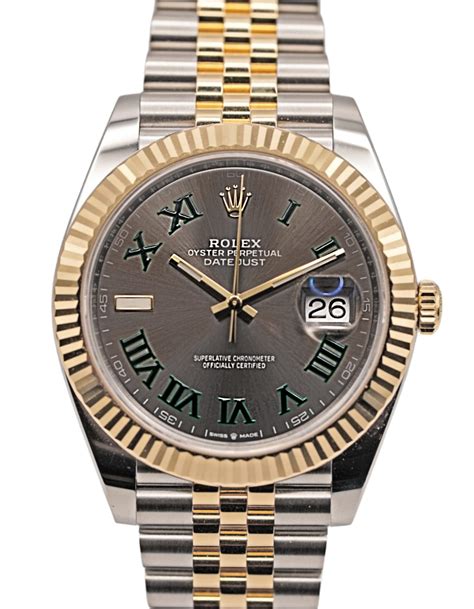 rolex yellow gold white dial|two tone Rolex datejust 41mm.